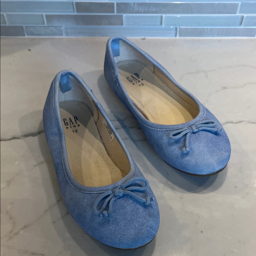 GAP Light Blue Ballet Flats with Bow